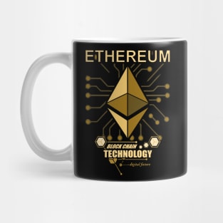 Ethereum - ETH - Digital Cryptocurrency Logo Mug